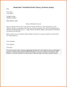notice to vacate form rental notice template landlord notice to tenant to vacate letter