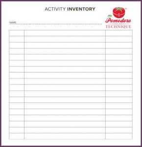 notice to vacate template inventory sheet pdf pomodoro inventory