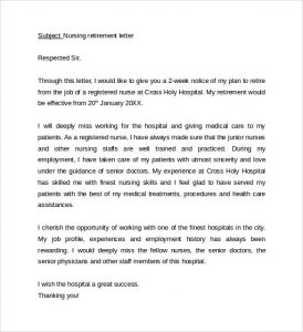 nursing student resume examples nursing retirement letter