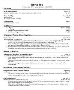 nursing student resume template professional nursing student resume template in pdf