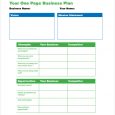 one page business plan pdf one page business plan pdf