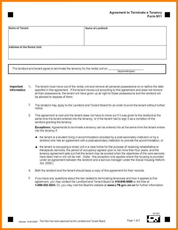 one page lease agreement