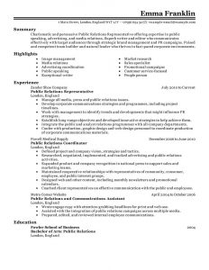 one page resume examples public relations marketing classic