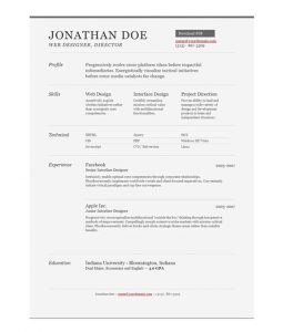 one page resume template free professional online one page resume templates