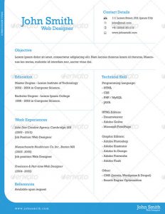 one page resume template one page resume