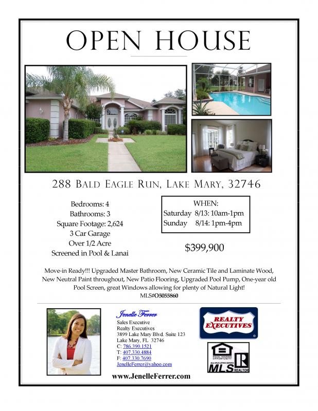 open house flyer template