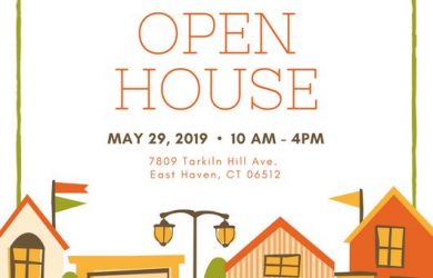 open house invite templates canva colorful houses illustrated open house invitation mackkeaolk