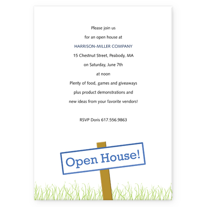 open house invite templates