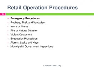 operations manual templates retail store operations briefresearch