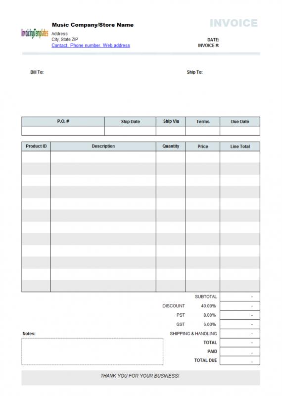 order form template word