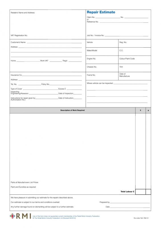 order sheet template