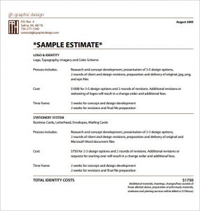 painting estimate template example estimate template format download