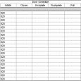 panel schedules template schedule components