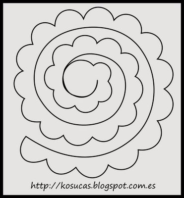 paper flower template pdf