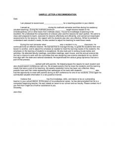 parent letter template letter of recommendation for teacher from parent teacher recommendation letter