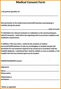 parental consent form template medical consent form template cfdfdbabcacefcab