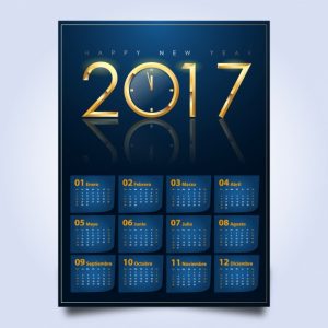 party plan template calendar design