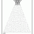 party planning templates christmas tree maze