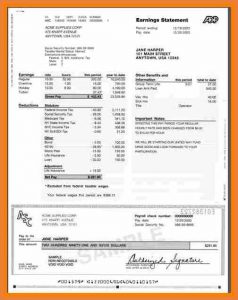 pay stubs template adp check stub template adp pay stub online adp statement vhahsc