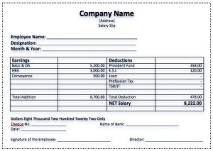 payment agreement template between two parties salary slip template sample format inside salary voucher template