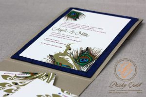peacock wedding invitations peacock closeup