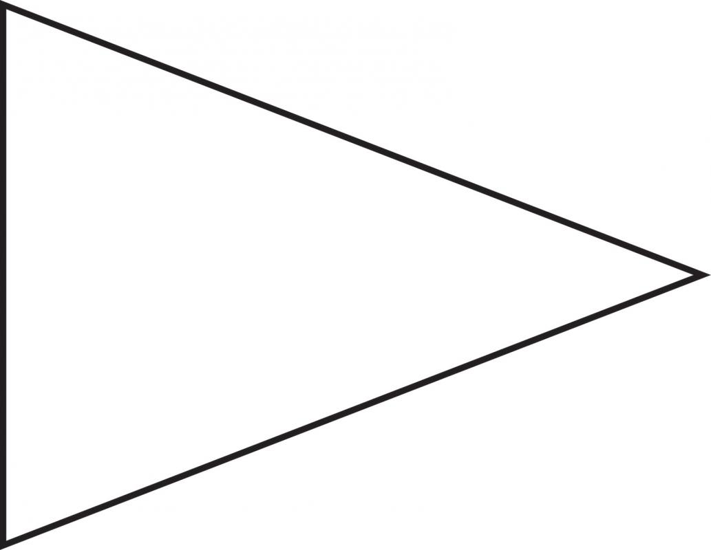 pennant banner template