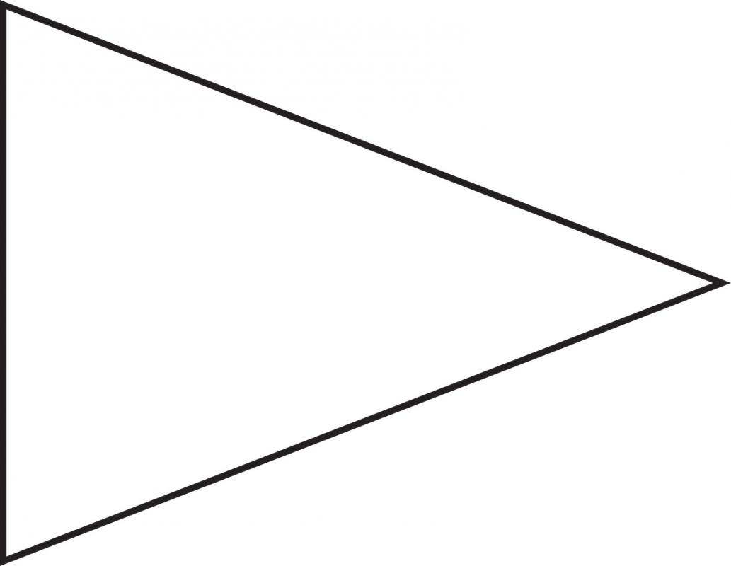 pennant banner template