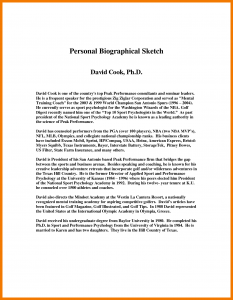 personal biography template bio statement examples biographical statement example