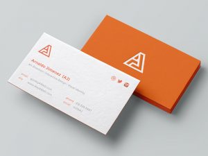 personal business card dribbble aj bcards