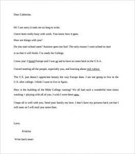 personal reference letter for a friend friendly letter format sample