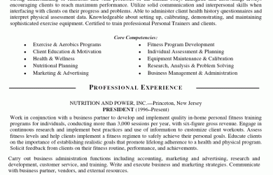 personal trainer resume personal trainer resume
