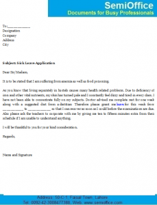 petition template word sick leave application sample format x