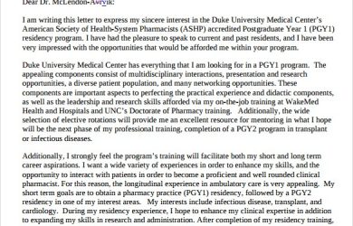 pharmacy residency letter of intent sample letter of intent template free documents in pdf word