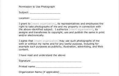 photo release form pdf generic photo release form in pdf