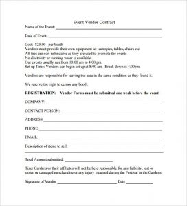 photography contract template event contract template free pdf