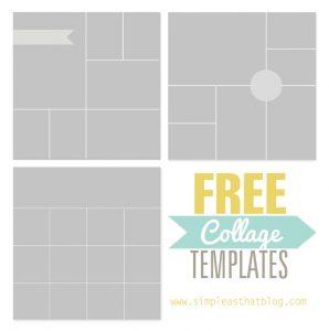 photoshop collage template templates