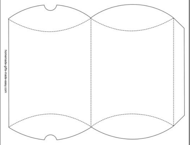 pillow box templates