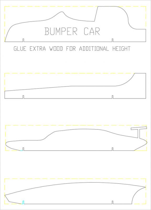 pinewood derby car template