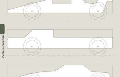pinewood derby template post derby
