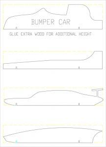 pinewood derby templates pinewood derby bumper plan template