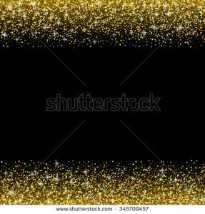 place card templates stock photo black background with gold glitter sparkle greeting card template