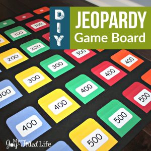 playing card templates jeopardy board square