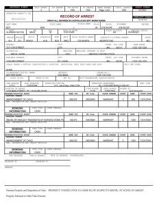 police report example police report template xhzxe