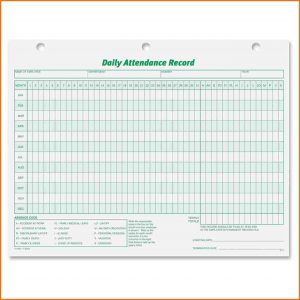 policy memo sample attendance record template tops daily attendance record form