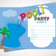 pool party invite template pool party invitation template slide