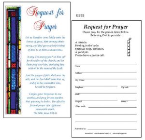 prayer card template es
