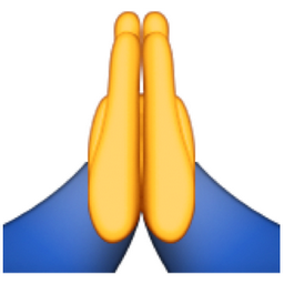 praying emoji copy and paste person with folded hands