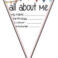 prek lesson plan template all about me banner