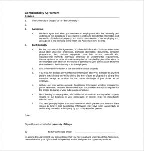 prenup agreements template example confidentiality agreement