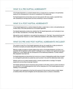 prenup agreements template post prenuptial agreement template in pdf